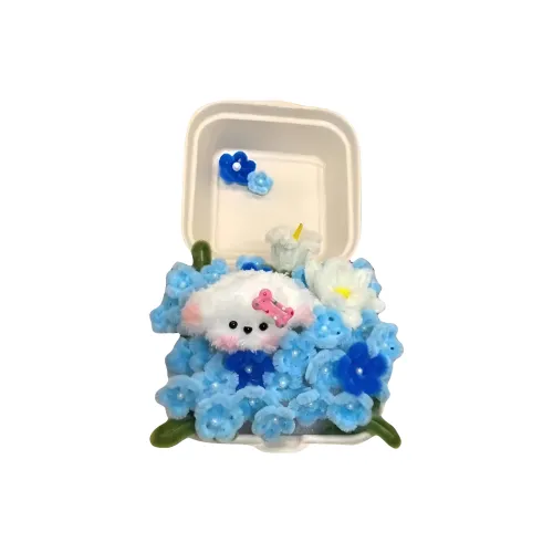 Oloy DIY Креативный Surprise Собака Крючок Твист Sticks Lunch Коробка Украшение Цветочный дизайн Материал Kit DIY Игрушки