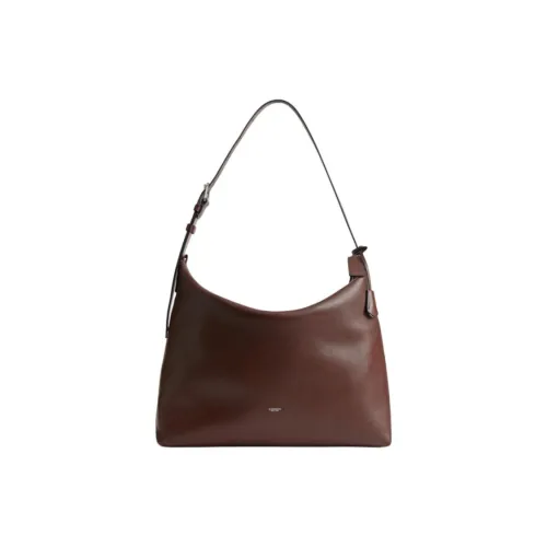 COACH Коровья кожа Курьерская сумка Сумка на плечо Большая унисекс Кленовый Коричневый