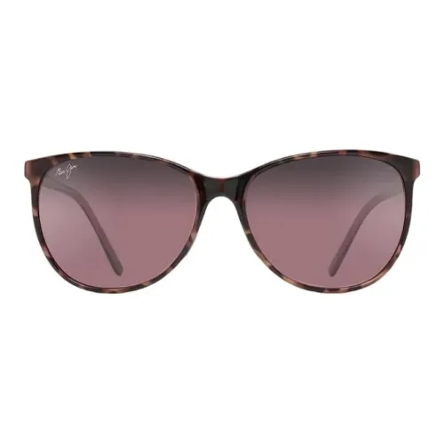 Maui Jim Нейлон Нерегулярная форма Солнцезащитные очки Унисекс Малиновый Черепаховый