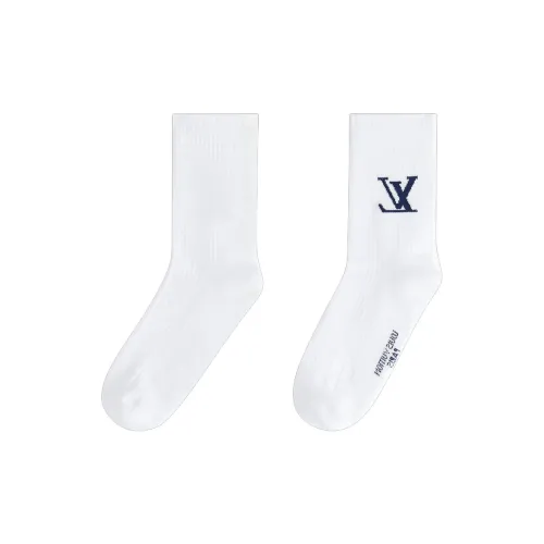 LOUIS VUITTON Носки Crew Мужские 1 упаковка Морской Синий