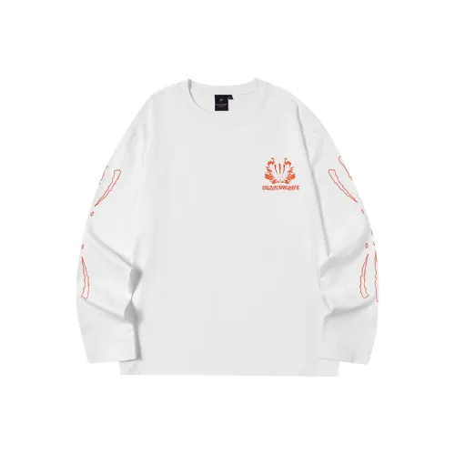 Suamoment Длинный рукав Т-рубашка Унисекс