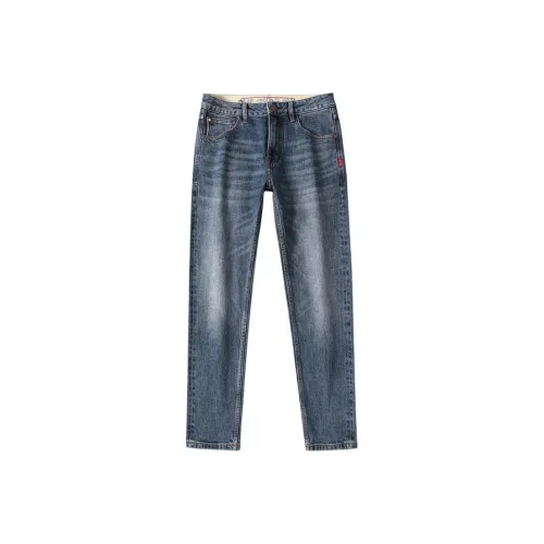 ZENGZHI Джинсы Облегающий крой Прямой крой Унисекс