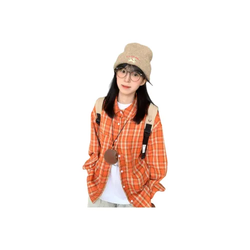Masongarments Оранжевые Унисекс Рубашки