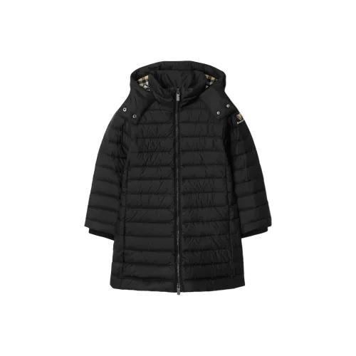 Burberry Черный Kids Пуховики