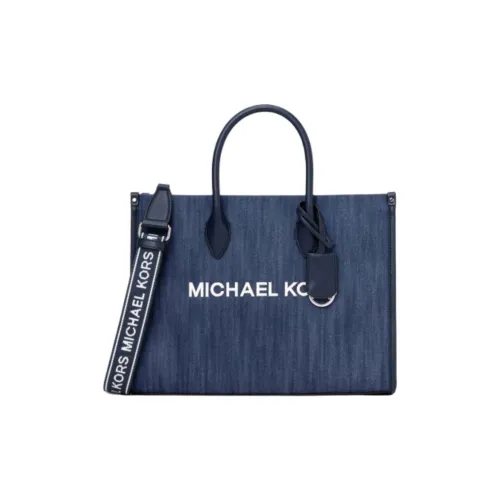 MICHAEL KORS Mirella Дизайн Сумка-тоут Сумка для покупок Сумка через плечо Сумка среднего размера Женская Синяя