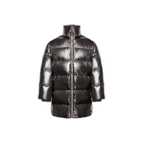 MONCLER GENIUS x RICK OWENS совместный пуховик унисекс серебряный