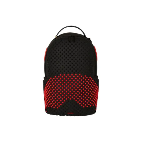SPRAYGROUND Рюкзак из искусственной кожи унисекс черный красный