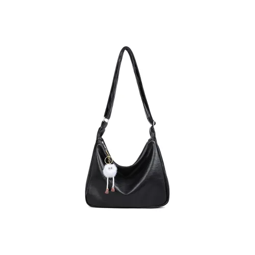 VINEY Сумка через плечо из синтетической кожи стандартная женская черная коричневая