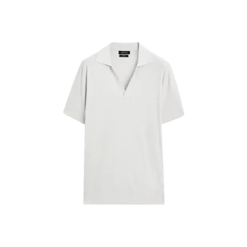 Massimo Dutti Pearl Gray Мужская Поло