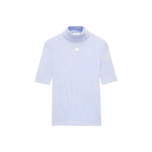 COURREGES Трикотаж Женский Небесно-Синий