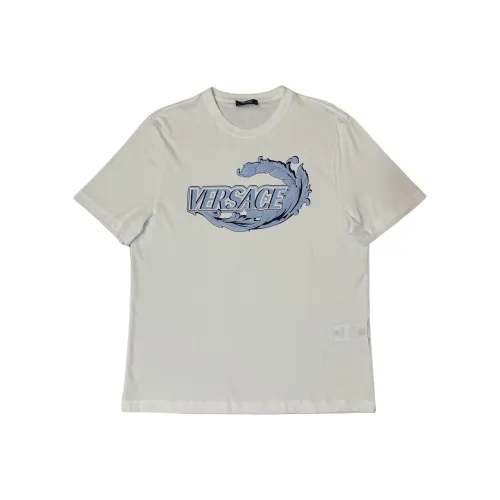 VERSACE Белые Мужские T-рубашки