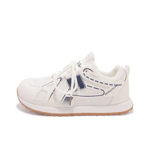 Shen Linsen Износостойкий и Легкий Низкий Топ Повседневная Обувь Женская Бежевая