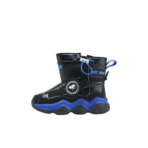 SNOOPY Crew Детские ботинки Черный Синий Малыш