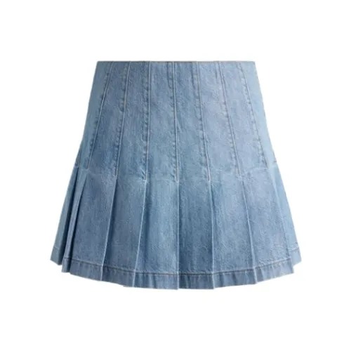 ALICE+OLIVIA CARTER Деним Юбка Джинсовые короткие юбки Женские