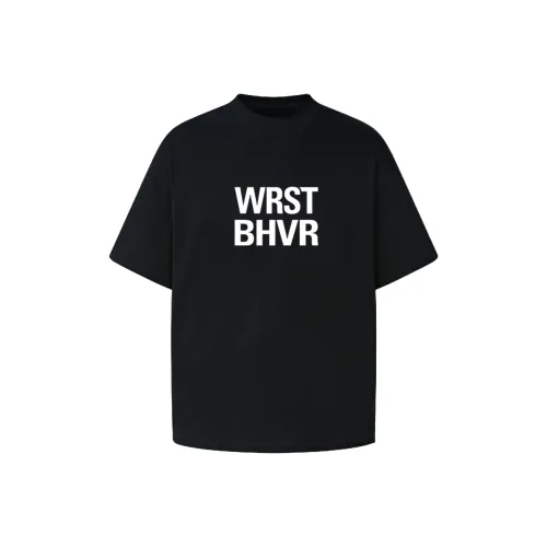 WRSTBHVR PIONEER Черная унисекс футболка