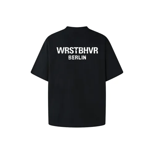 WRSTBHVR PIONEER Черная унисекс футболка