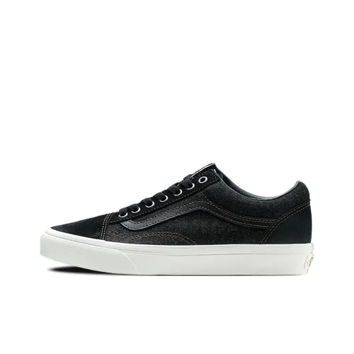 VANS Old Skool Low Топ Скейтборд Кроссовки Унисекс Черный