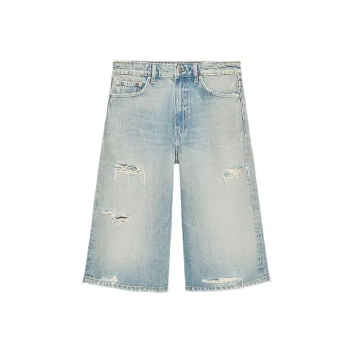 ZARA Trf Blue Women's Denim Shorts ZARA Trf Синий Женские Джинсовые Шорты