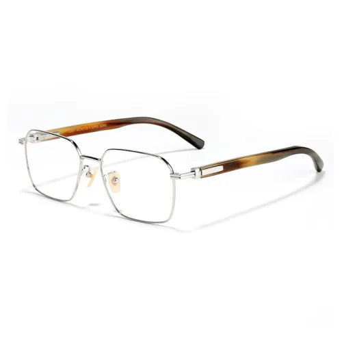 SUPER SUNG Титан Буйвол Рог Квадратные Оправы для очков Унисекс