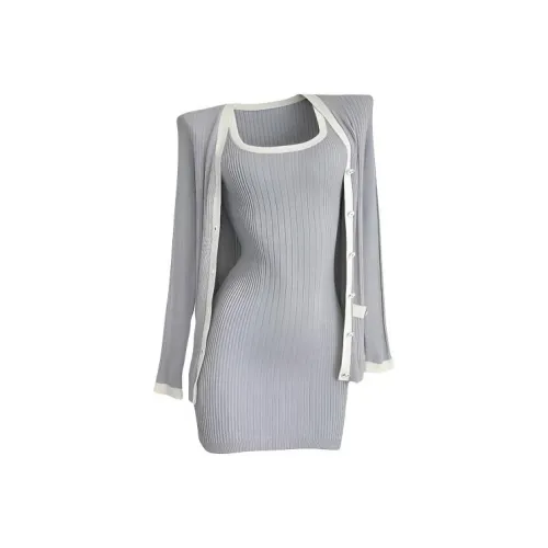 HUINIAN Серый Женские Комплекты с Юбкой