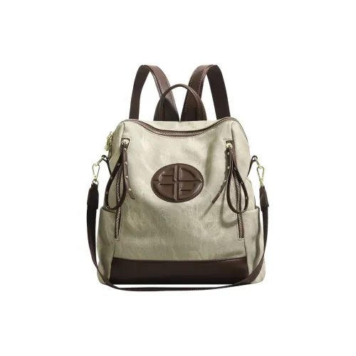 TTaG．baG Microfiber Synthetic Leather Backpack Standard Women's Green ТТaG．baG Микрофибра Синтетическая Кожа Рюкзак Стандартный Женский Зеленый