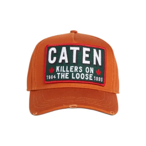 DSQUARED 2 Хлопок Кепки Унисекс Оранжевый