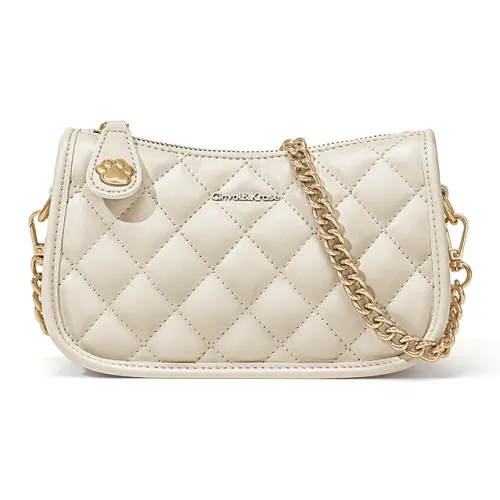 CinvaiKrose Сумка через плечо из синтетической кожи подушка маленькая женская кремово-белая черная