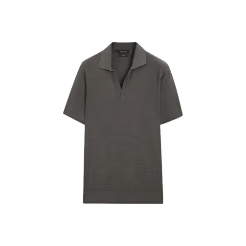 Massimo Dutti Темно-серая мужская поло