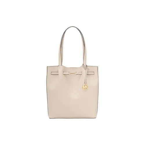 MICHAEL KORS Carson Коровья кожа Сумка на плечо Большая Женская Бежевая