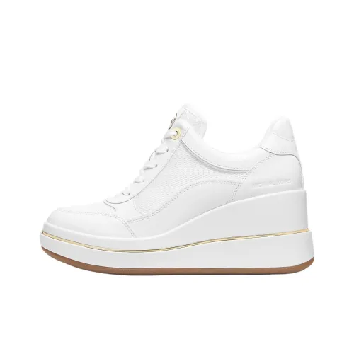 MICHAEL KORS EMMY Клиновидный каблук Высокие каблуки 7 см Женские Белые