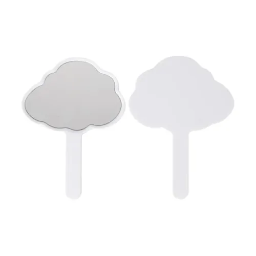 SHUXIAOSHE Милый Alien Cloud Handheld Mirror For Women Portable Makeup Подарочный набор Карманное зеркало Удобное и Портативное