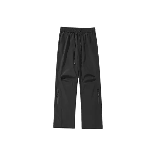 ZUOFEILI Черные Унисекс Карго Брюки