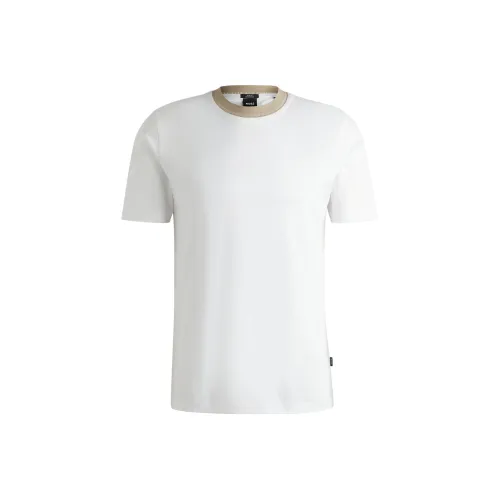 Hugo Boss Белые Мужские T-рубашки