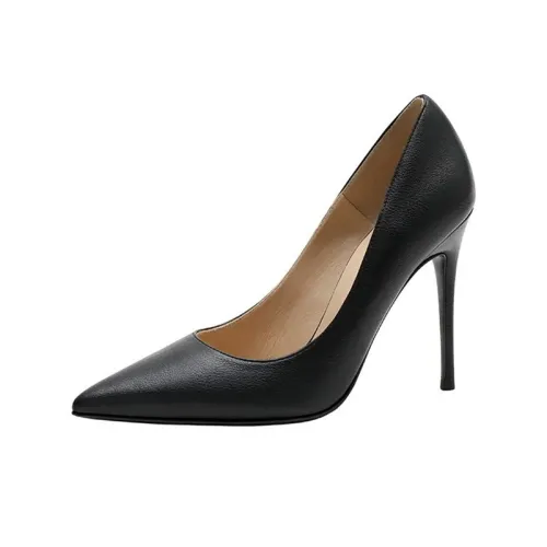 CVOJOO Узкий каблук Высокие каблуки Женские Черный