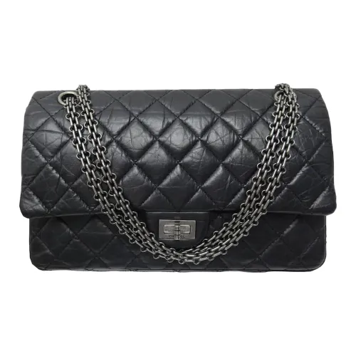 CHANEL So Black2,55 Кожа Сумка через плечо Женская Черная