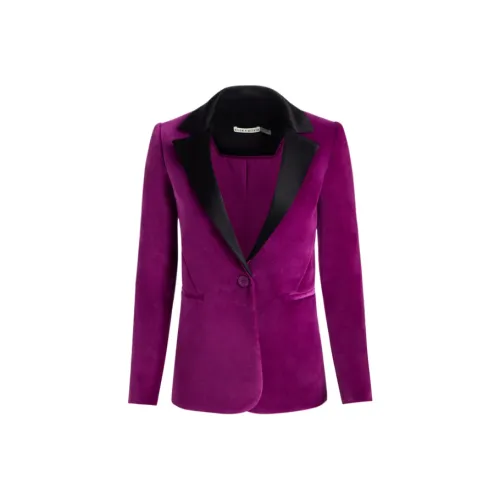 ALICE+OLIVIA Вельветовый Блейзер Бизнес-Костюм Женский