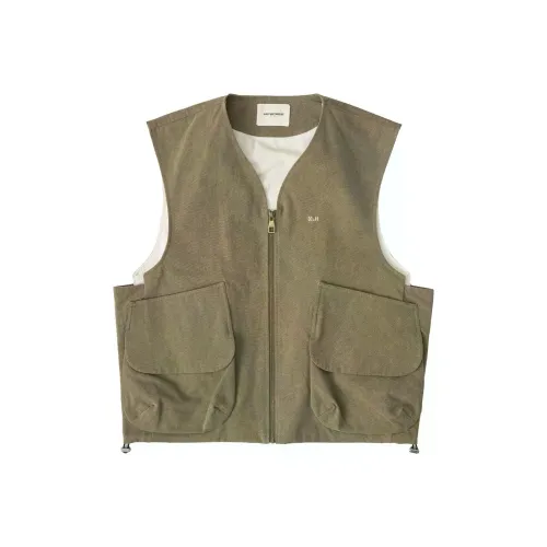 Halfwayhouse Коричневый Мужской Жилеты