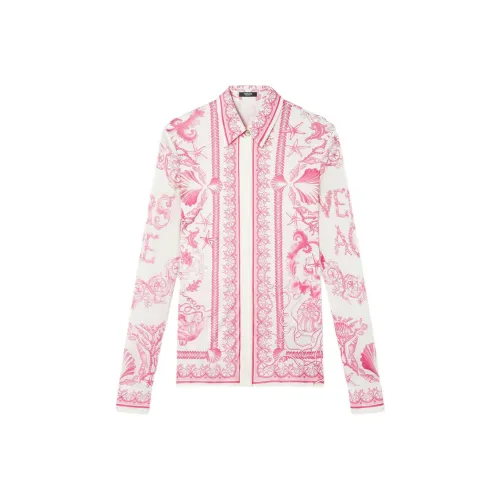 VERSACE Розово-белые Женские Рубашки