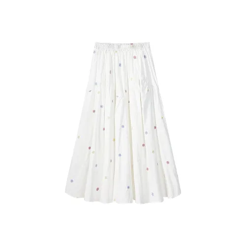 GEZITAI Повседневный Длинный Юбка Женские