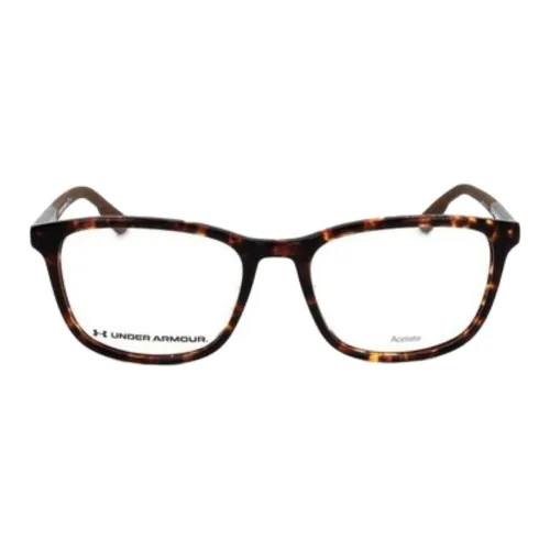 Under Armour Ацетат Квадратные Оправы для Очков Мужские Коричневые