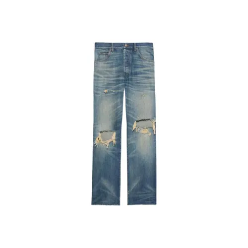 GUCCI Джинсовый синий Мужские Джинсы