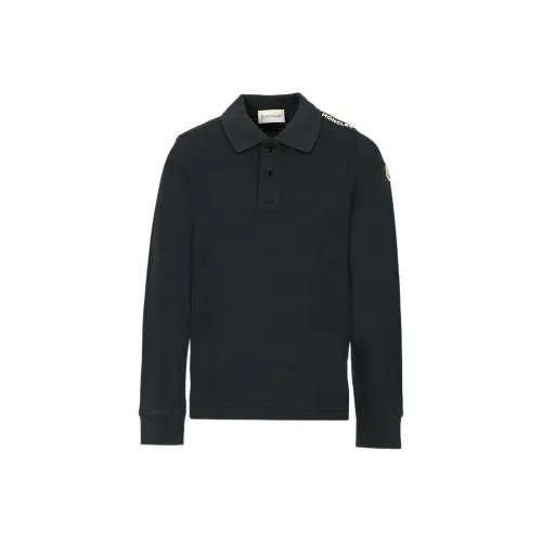 Moncler Черное Детское Поло