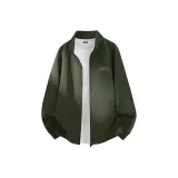 [Быстросохнущий Кронштейн-Вверх Ожерелье-чокер] Армейский зеленый ((Mb Серый Стиль Логотип на груди))