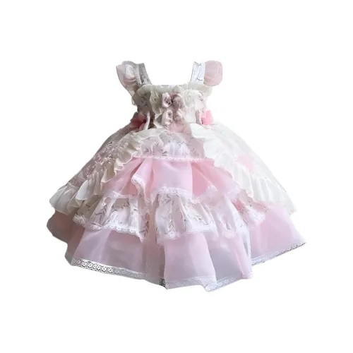 Meter Женский Лолита Фея Марля Пышная Юбка Платье