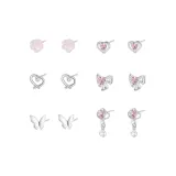 Серьги-гвоздики Xiao Yun Shi Yu (Комплект 1)