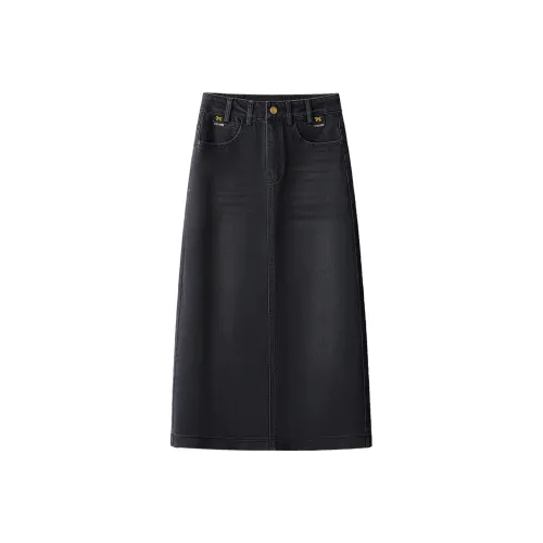 Cypress House Denim Длинная Юбка Женская