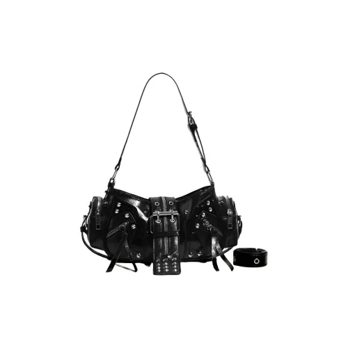 NATTY ПУ (полиуретан) Сумка через плечо Стандартная Женская Черная