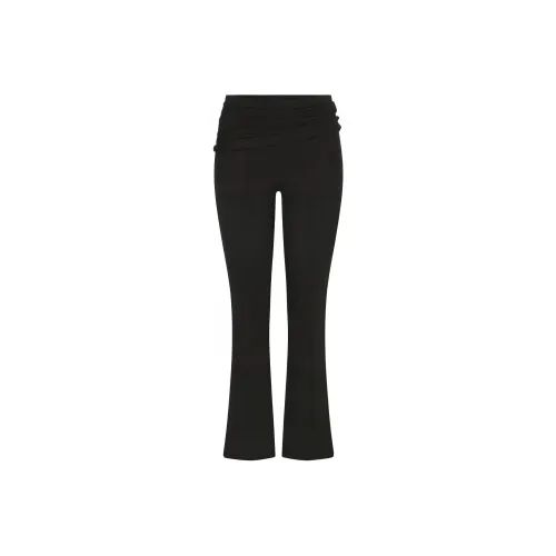 SKIMS SS25 SKIMS Cloud Collection Foldover Брюки Повседневные брюки Женские Onyx Onyx