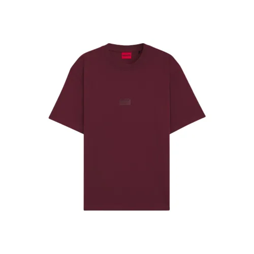 Hugo Boss Темно-красные Мужские T-рубашки