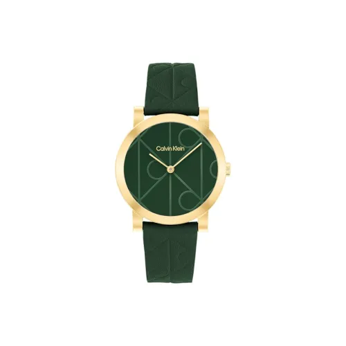 CALVIN KLEIN Мужские наручные часы кварцевый механизм зеленый циферблат
